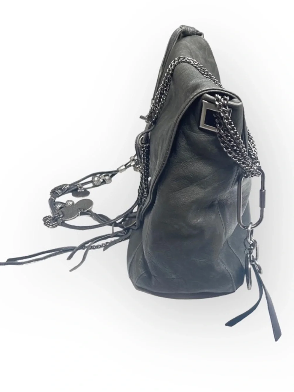 NEW RARE TYLIE MALIBU LEATHER GYPSY CARAVAN SULTAN COINS CROSSBODY PURSE